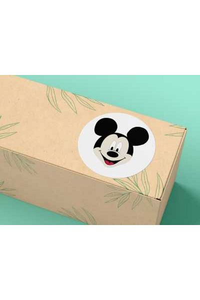 CASALINGHI Round Sticker 4 Cm, 40 Pieces Cute Mouse Sticker
