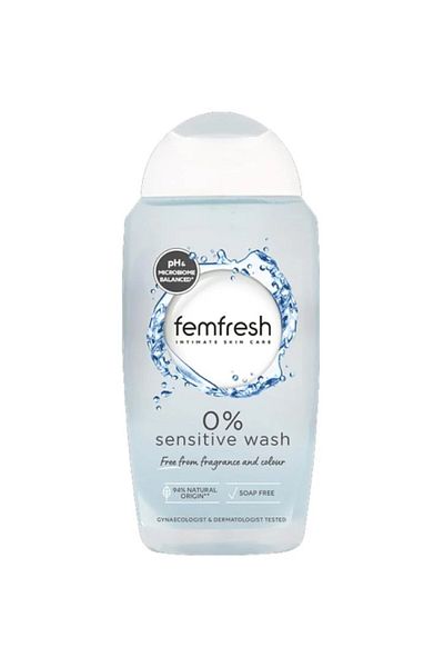 Femfresh غسول فيم فريش 0% للبشرة الحساسة، 250 مل