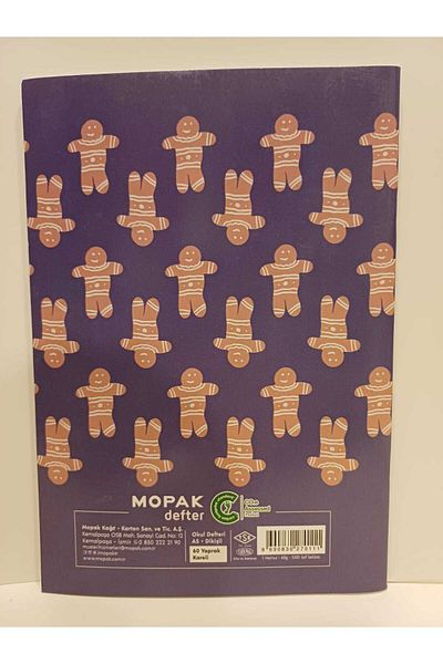 Mopak A5 Stitched 60 Sheets Checked Notebook