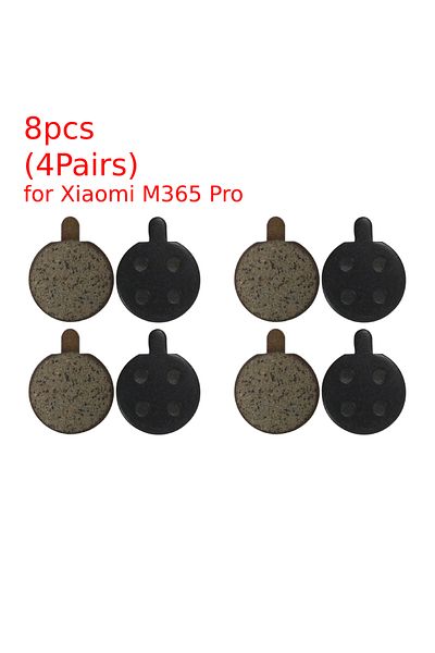 Shunmaii 4 pairs 2 Pair Electric Scooter Disc Brake Pads for Xiaomi M365 Pro Kick Scooter Replacement Parts F