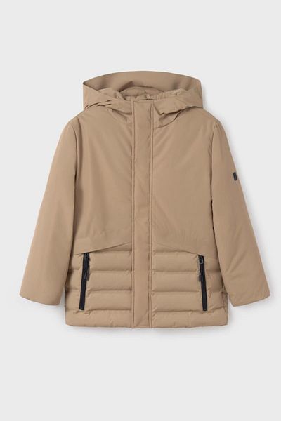 MAYORAL Beige Boy's Parka Coat 7459