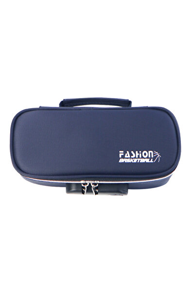 Choice Navyblue Portable Password Lock Pencil Case Boy Canvas Pencil Bag Larg...