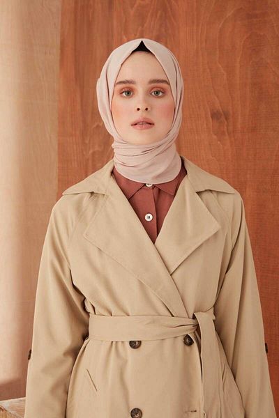 shantuQ Phoenix Cotton Shawl Powder