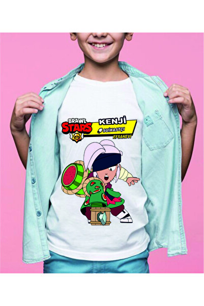 Home Brawl Stars KENJİ 2 Unisex Çocuk Tişört