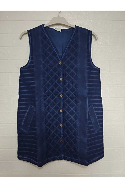 anne moda ankara Автентичний жилет з 2 кишенями, 100% бавовна, з капітоне