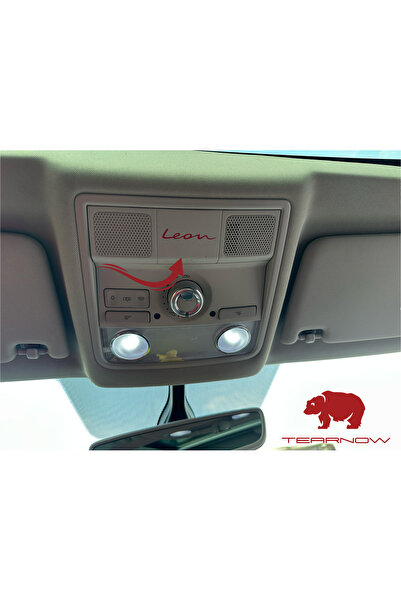 TEARNOW Leon Cupra Uyumlu Mini Sticker Aksesuar - Parlak Kırmızı