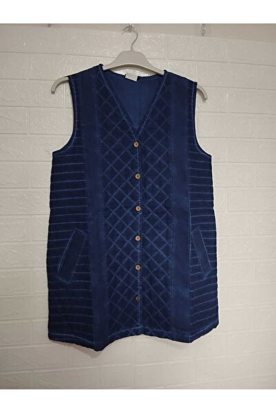 anne moda ankara Автентичний жилет з 2 кишенями, 100% бавовна, з капітоне