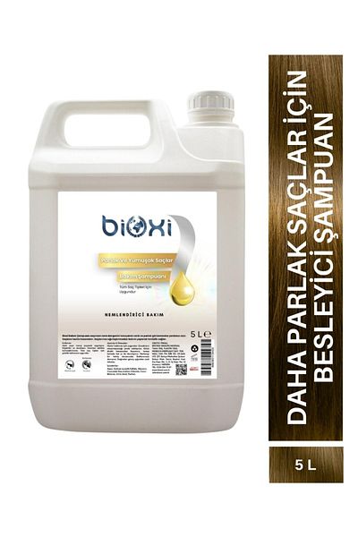 Bioxi Moisturizing, Nourishing Care Shampoo for Shiny, Strong and Soft Hair 5 Lt