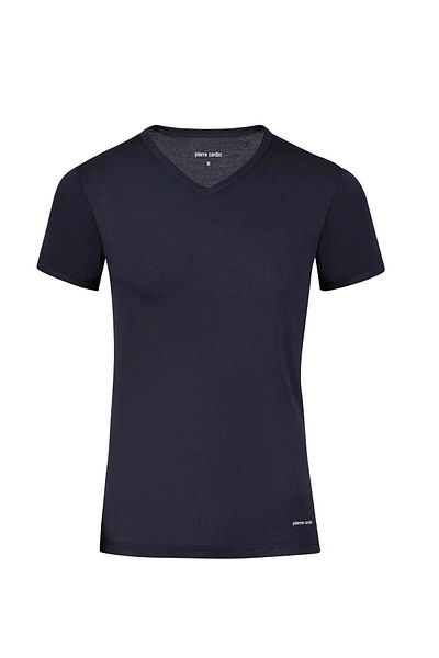 Pierre Cardin Men's 100% Cotton Ribbed V-Neck Undershirt