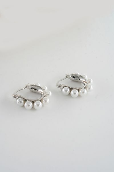 ARTEMİSİA Women's Vip Series Antiallergenic Faux Pearl Clip-On Earrings