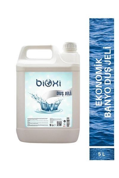 Bioxi Shower Care Gel, Dead Cell, Purifying, Smooth Skin, Moisturizing Shower Gel 5 Lt