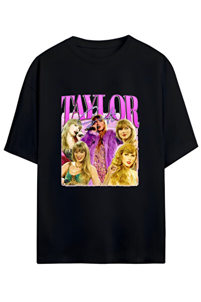 PERISENSE تي شيرت قطني ممشط كبير الحجم 100% قطن - تي شيرت صيفي مريح وفضفاض مط...