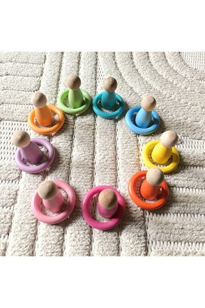 Moccotoys Waldorf Halka & Peg Bebek2--2 (9 Renk)