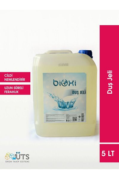 Bioxi Shower Care Gel, Dead Cell, Purifying, Smooth Skin, Moisturizing Shower Gel 5 Lt