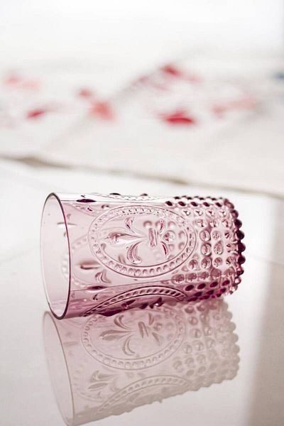 Depa Acrylic Plum Single Short Cup & Water Soft Drink Coffee Side Cup 400 ml (Not Glass)