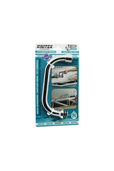 Narnuga Faucet - Small - Reverse U Mixer Pipe with Strainer End Chrome Finish (4767) - Mct1632-7803