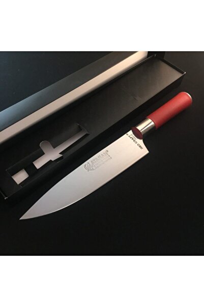 ATASAN Red Craft Chef, Butcher, Kitchen Knife No:3