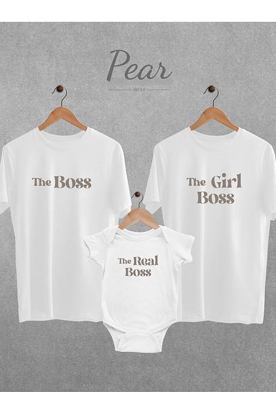 Pear Wear Boss Woman Baby Suit Oversize T-shirt Body