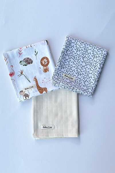 Baby Cais Collection طقم بطانية وبطانية موسلين متعددة الأغراض مكون من 3 قطع 1...