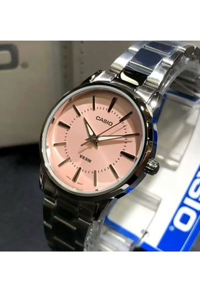 Casio MTP-1303D-LTP-1303D-1A 2-Piece Water Resistant Analog Watch Set with Stainless Steel Strap