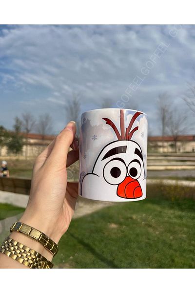 Gofeel Harajuku Street Olaf Full Printed Porcelain Mug Cup