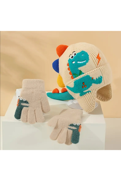 LWP Shop Pandan UK 3-4 yaş Bere ve Eldiven Takımj