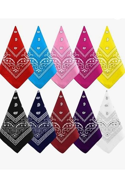BERG ATELIER Σετ μπαντάνα με μοτίβο Paisley, Ethnic μοτίβο