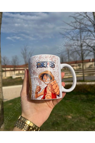 Gofeel Harajuku Street One Piece Full Printed Porcelain Mug Cup