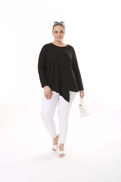 xlargebutik Black Long Sleeve Style Buluz New Model