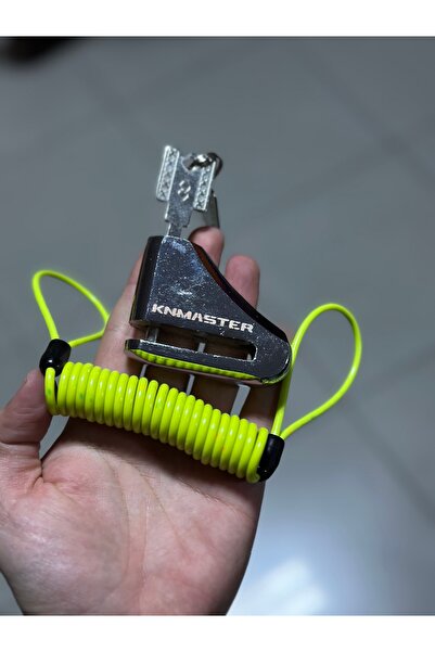 Palas Motor KN ÇELİK DİSK KİLİDİ + HATIRLATICI KABLO (İP) (ALARMSIZ)