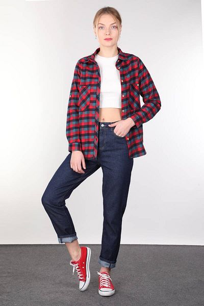 Bluewhite Pantaloni de jeans pentru femei Boyfriend Indigo