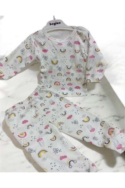 Baalaa Baby Girl Pajama Set-Top and Bottom Set