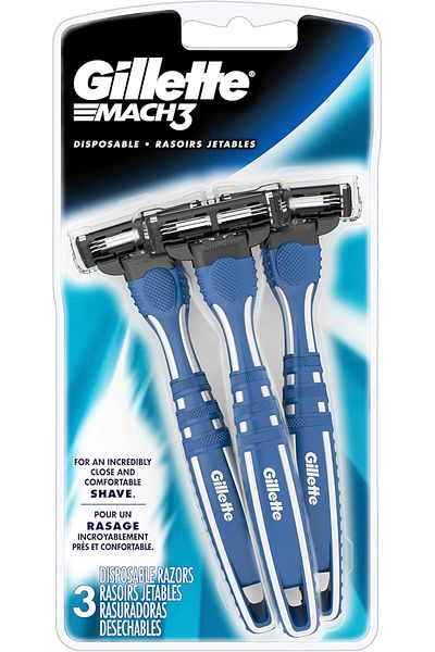 Gillette Mach3 Disposable Razor 3 Pieces
