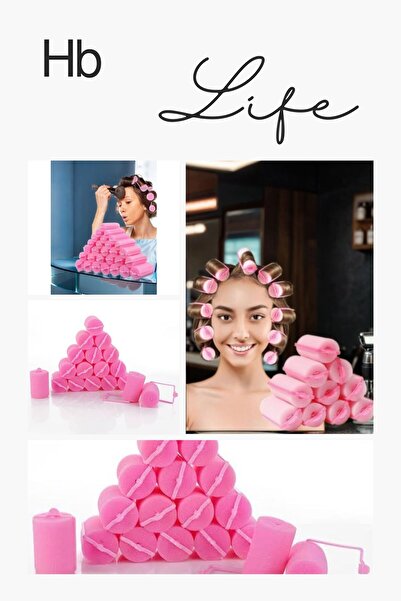 HB LİFE Bigudiu de noapte cu burete 3 Cm 20 buc Accesoriu pentru păr Solingen...