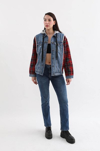 BANNY JEANS Jachetă de jeans cu glugă pentru femei