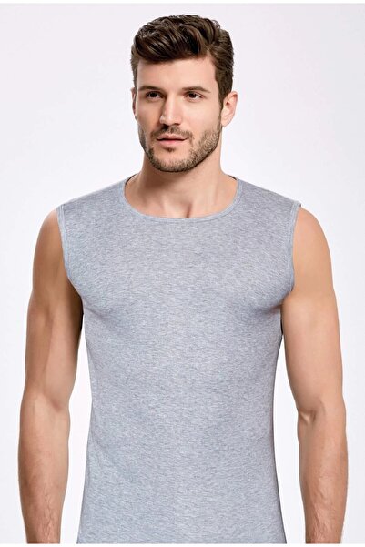 İLKE İÇ GİYİM Siva biciklistička muška majica, 5 komada