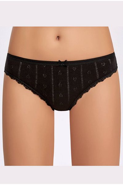 İLKE İÇ GİYİM Chiloți bikini damă jacquard (Transfer Rib) 10 buc