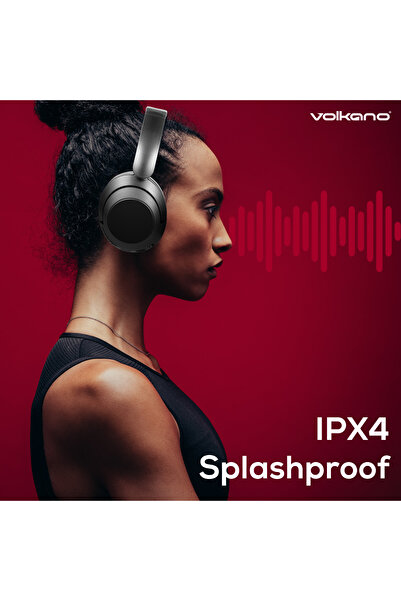 Volkano Ephemeris Bluetooth wireless Headphones,IPX4, Driver 40mm, Playtime 30h,TypeC-Battery250mah.
