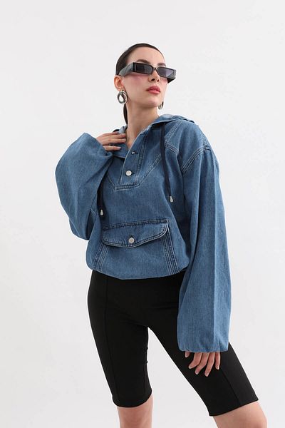 BANNY JEANS Hanorac de damă cu glugă Jean