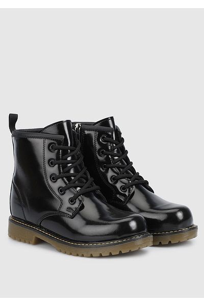 Kiddo Girl's Black Boots
