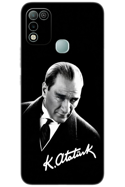 Ceppare İnfinix Hot 11 Play (X688B) Uyumlu Kılıf Desenli Silikon Mustafa Kema...