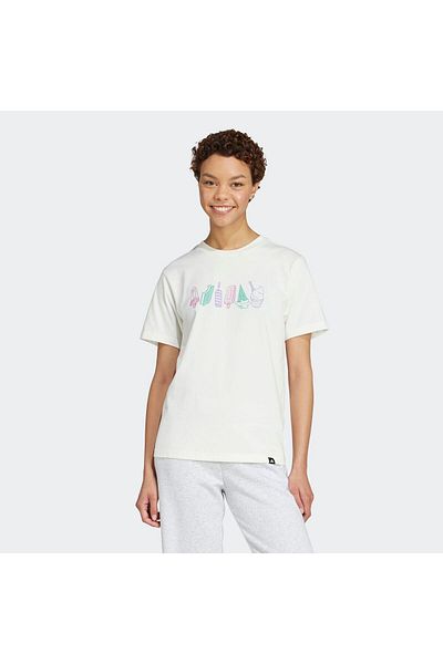 adidas Tricou ADIDAS pentru femei W L FOOD TEE - JN8271