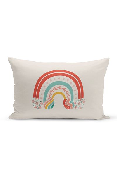 Bertille Home Spring Series Double Sided Digital Printed Throw Pillow Cover (Spring Easter Eastercushion Cover)