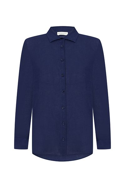 Mudo Regular Fit Long Sleeve Linen Shirt