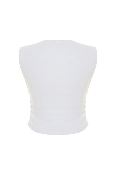Mudo ARMLESS CROP BLUZ