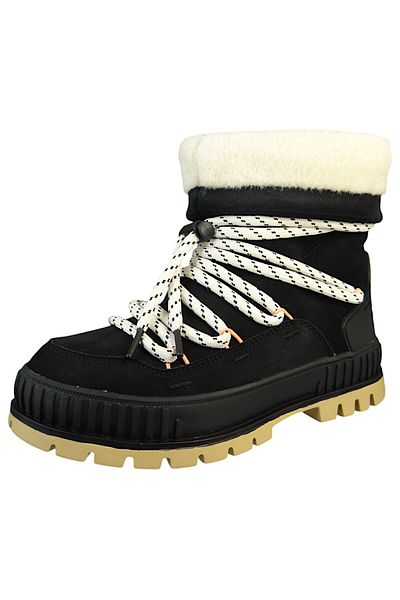 Palladium Damen Stiefel Stiefel Pallashock Hiver warm gefüttert 94349-008-M Schwarz  Black Leder