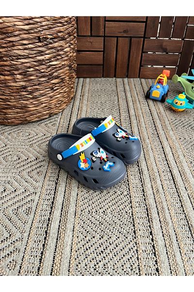 Behtah Kundura Boy's Sandals - Önung Closed Garden Pool, Daily Slippers - 6 Pieces