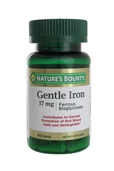 Nature's Bounty Gentle Iron 17 Mg 60 Capsule