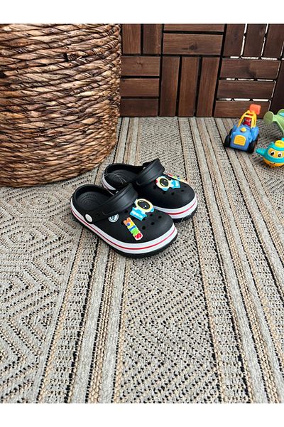 Behtah Kundura Children's Closed Front Garden Pool Daily Sandals Non-Slip Sole Slippers 4 Pieces Ornamental Gift