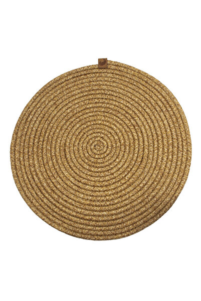 Klappe Design Single Wicker-Jute Flat American Service Plate 35cm X 35cm